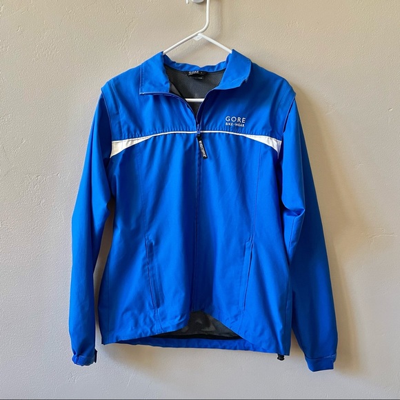 Gore Bike Wear Other - ❤️SOLD❤️ MENS GORE BIKE WEAR WINDSTOPPER BLUE CYCLING JACKET SZ LARGE